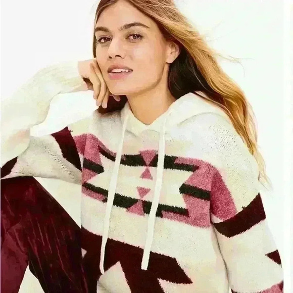 Lou & Grey Slopeside Hoodie Sweater Size M - Picture 1 of 12